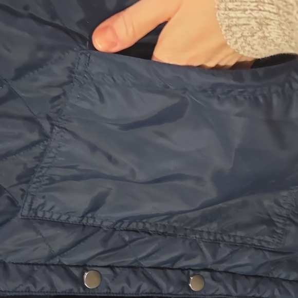 Browning Heritage Collection Navy Quilted Reversible Chore/Utility Jacket - Picture 8 of 15